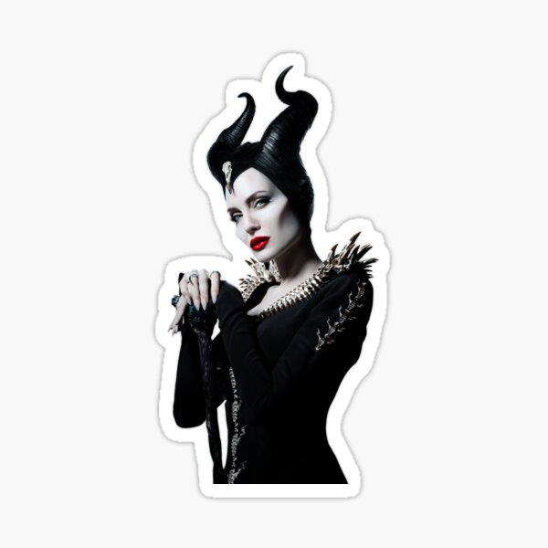 Maleficent with Raven Sticker  Evil disney, Sleeping beauty