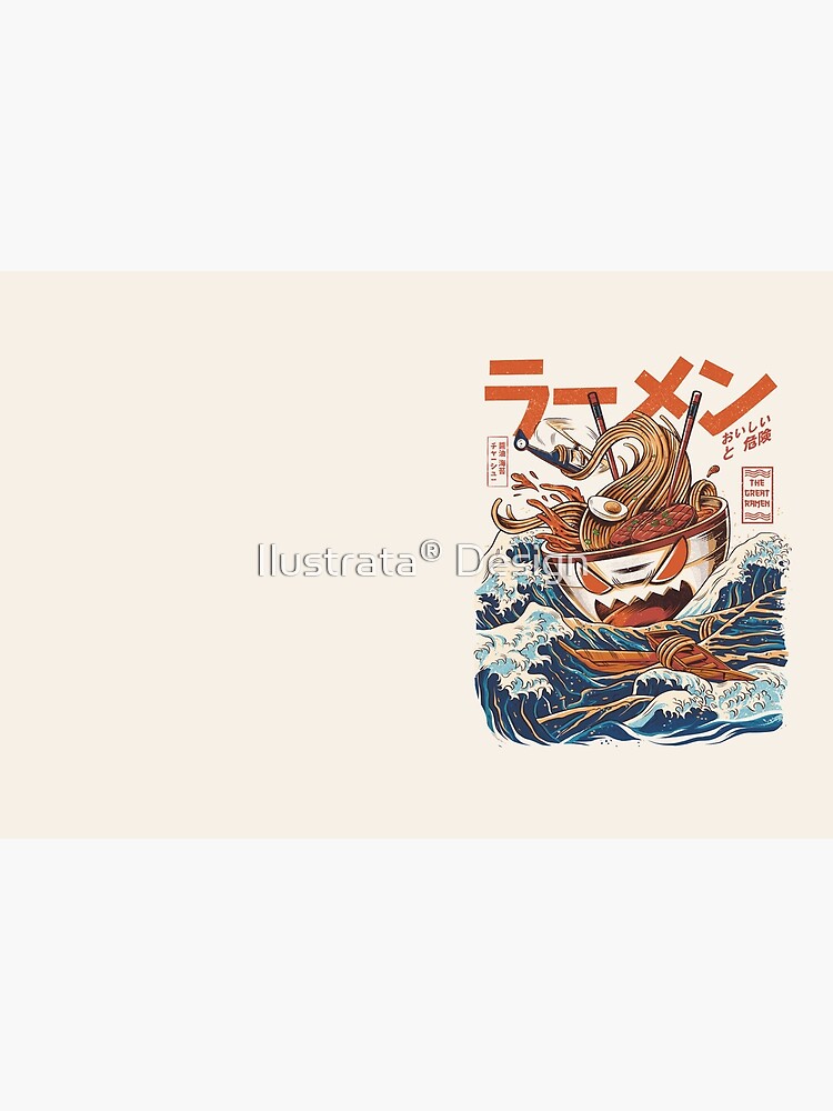 The Great Ramen off Kanagawa by ilustrata