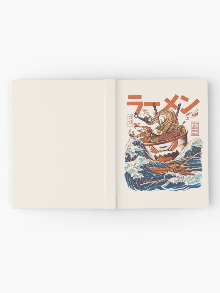 Alternate view of The Great Ramen off Kanagawa Hardcover Journal