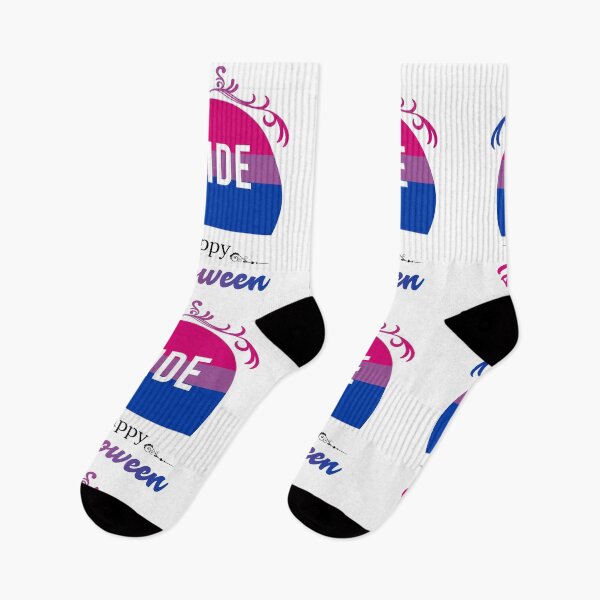 Item preview, Bisexual Pride Flag Halloween design for bi romantic in white designed and sold by anins-azuree.