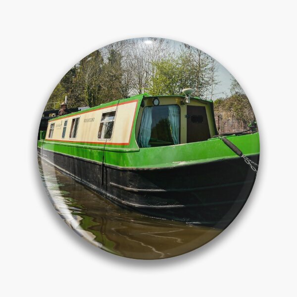 Item preview, Canal boat exits lock designed and sold by ScenicViewPics.