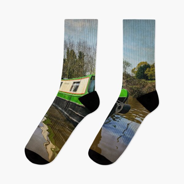Item preview, Canal boat exits lock designed and sold by ScenicViewPics.