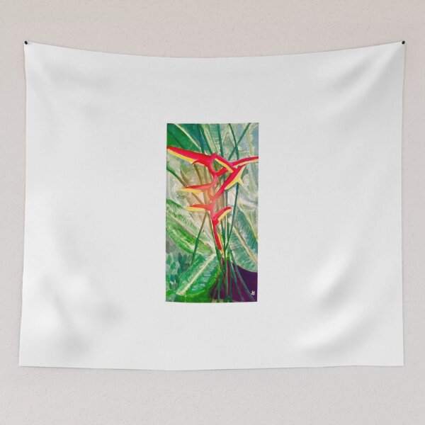 Item preview, Heleconia Bihai Arawak native Trinidad Flower designed and sold by DigsArt.