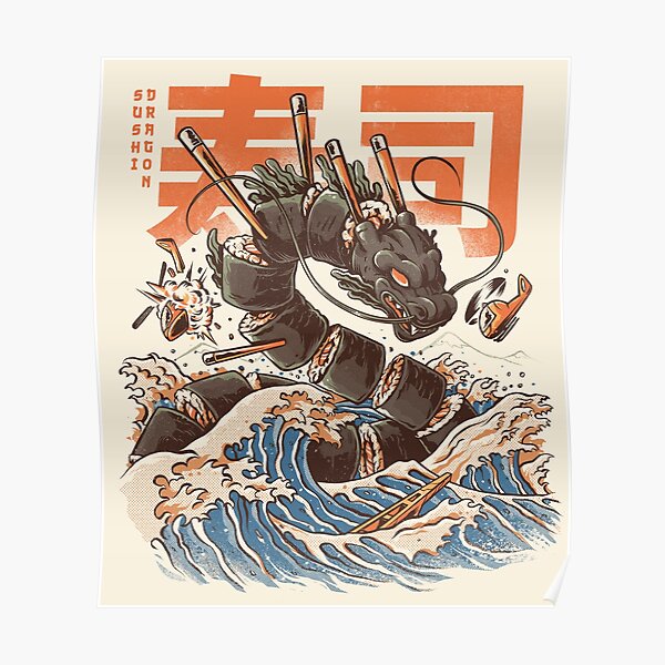 Great Sushi Dragon  Poster