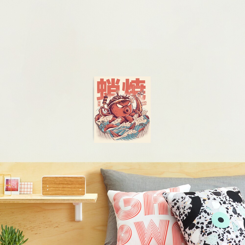 Takoyaki Attack Photographic Print
