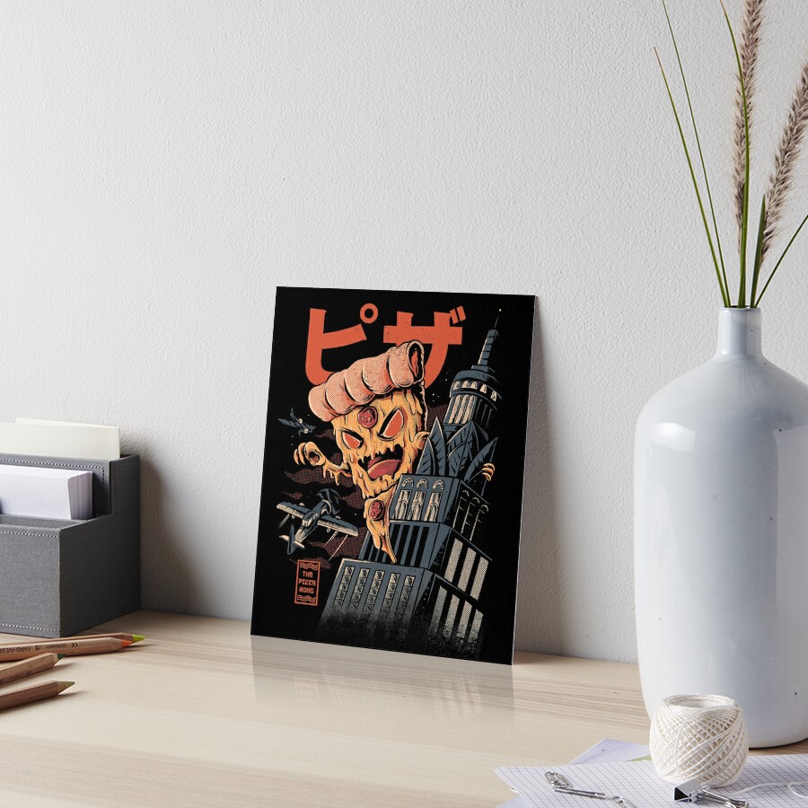 Pizza Kong Art Board Print
