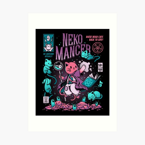 Nekomancer Art Print