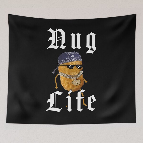Item preview, Nug Life Gangster Chicken Nugget designed and sold by AllLeftSides42.