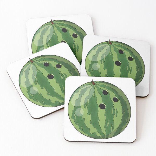 Item preview, Green watermelon bowling ball designed and sold by Fruit-Tee.