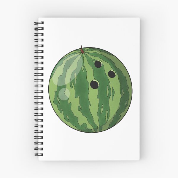 Item preview, Green watermelon bowling ball designed and sold by Fruit-Tee.