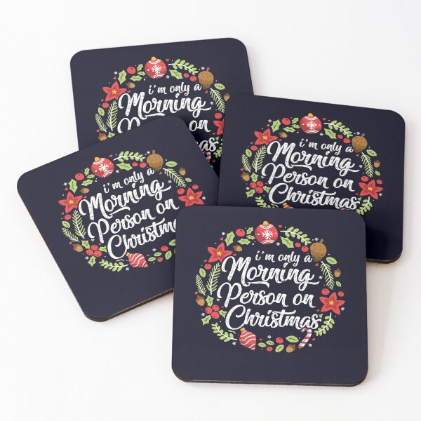 Item preview, Morning person on Christmas designed and sold by mmos.