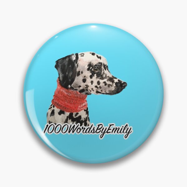 Item preview, Dalmatian in Red Scarf designed and sold by 1000Words-Emily.