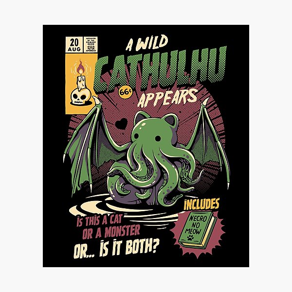 Item preview, Cathulhu designed and sold by Ilustrata®.