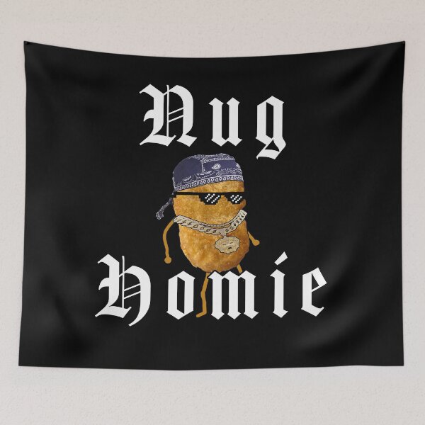 Item preview,  Nug Homie Life Gangster Chicken Nugget designed and sold by AllLeftSides42.