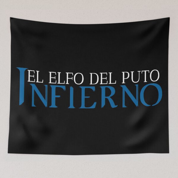 Item preview, El Elfo Del Puto Infierno | Zulema Zahir | Vis a Vis (Blue) designed and sold by KauzSL.