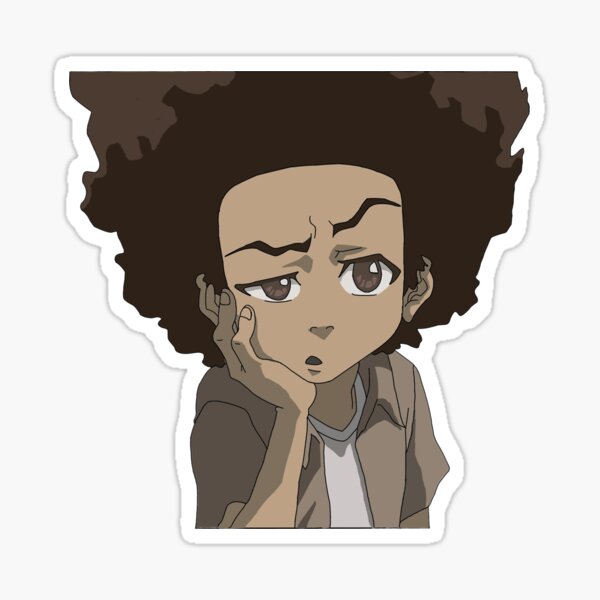 The Boondocks Huey Freeman Sticker By Huey Tsukuyomi ...