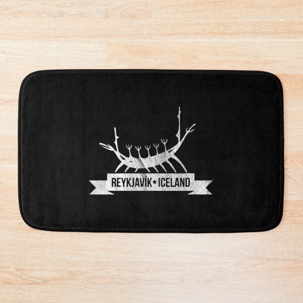 Item preview, Vintage Reykjavik Iceland Viking Ship Art designed and sold by Mile Marker Brands.