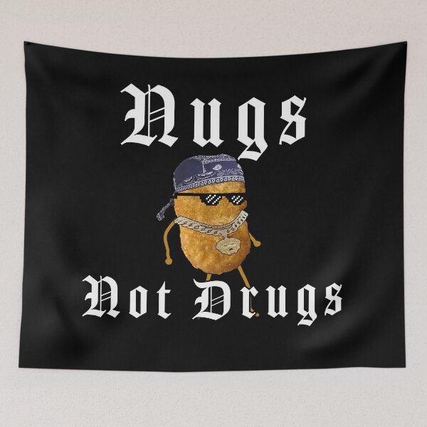 Item preview, Nugs Not Drugs Gangster Chicken Nugget designed and sold by AllLeftSides42.