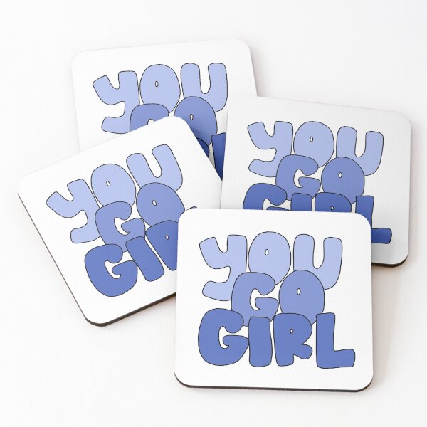 Item preview, You go girl purple sticker designed and sold by Mkshoun.