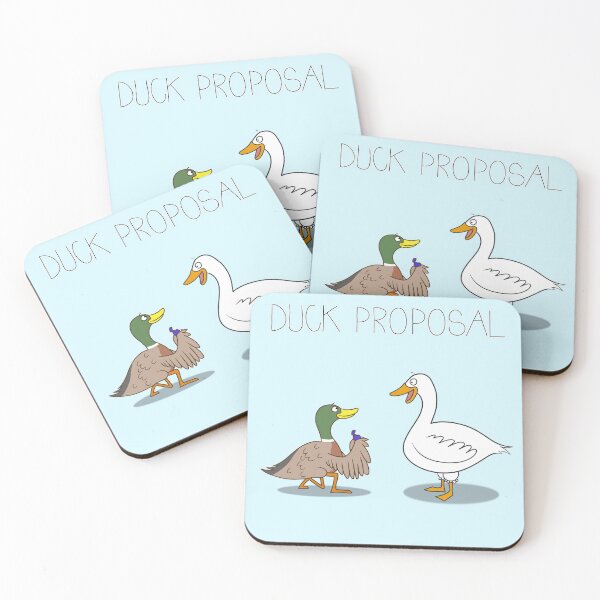 Item preview, Duck Proposal designed and sold by drawnsean.