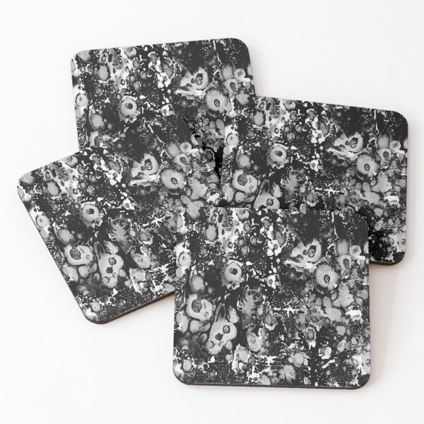 Item preview, Monochromatic Abstract wall paint design designed and sold by dreamofdenim.