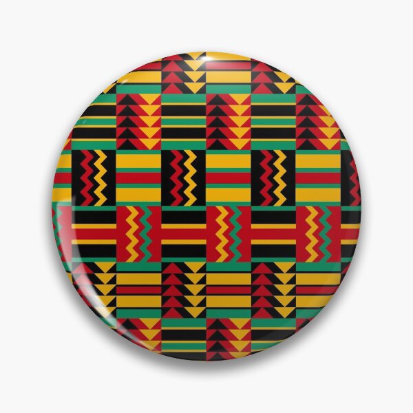 Item preview, African Pattern Design Red Green Black Yellow Africa designed and sold by funnytshirtemp.