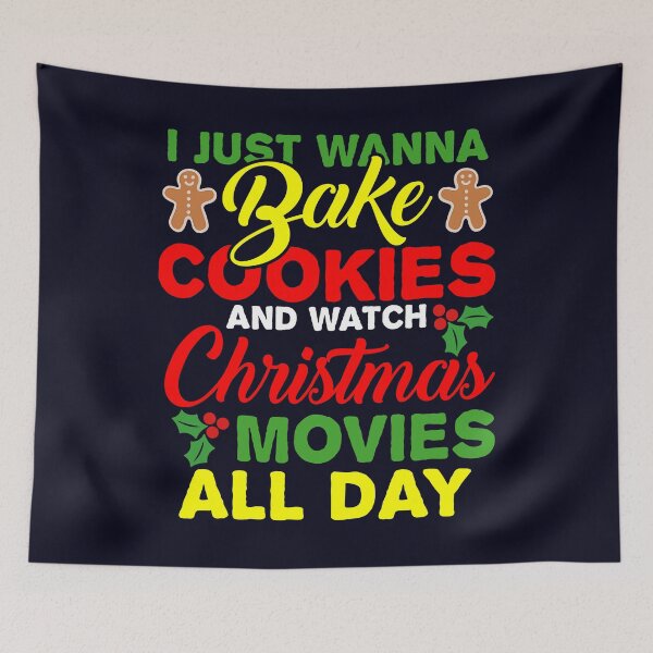 Item preview, Bake Cookies and watch Christmas Movie designed and sold by mmos.