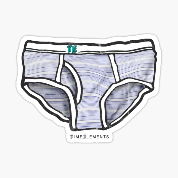 Keep it Tight 3 Art Sticker - White Mens Underwear – Nice Enough