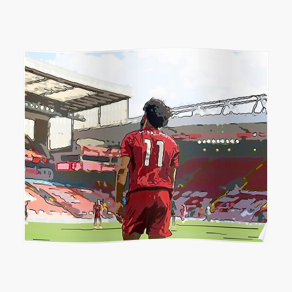 Mohamed Salah Jersey  Poster for Sale by FOliverIsmael