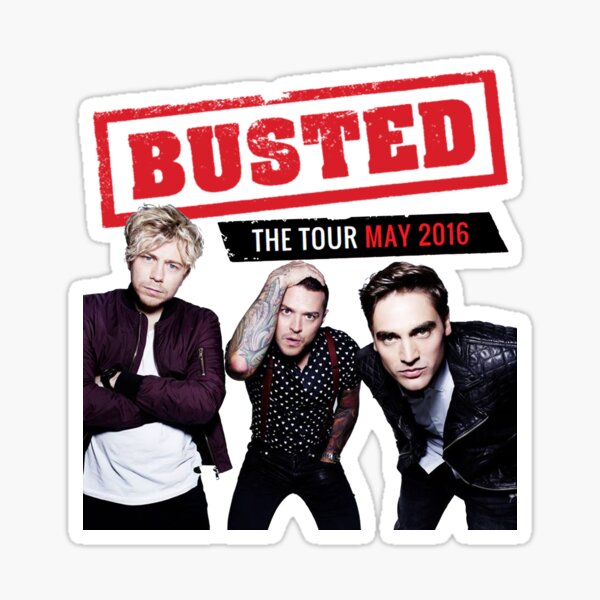 Busted Tour 2016 Sticker