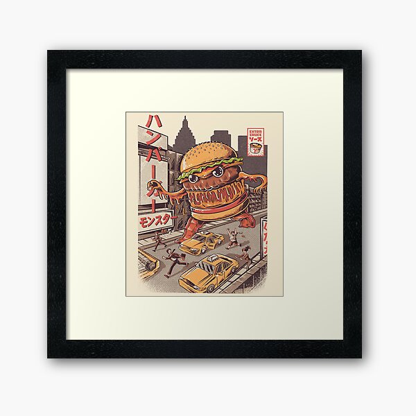 Item preview, BurgerZilla designed and sold by Ilustrata®.