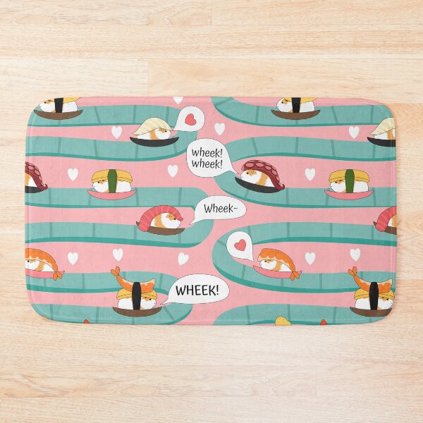 Item preview, Cute Guinea Pig Sushi designed and sold by Lulupainting.