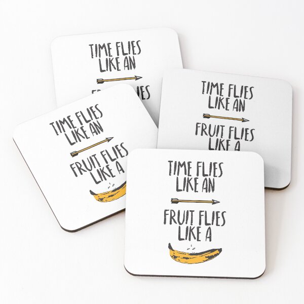 Item preview, Time Flies Like an Arrow, Fruit Flies Like a Banana designed and sold by OffbeetShirts.