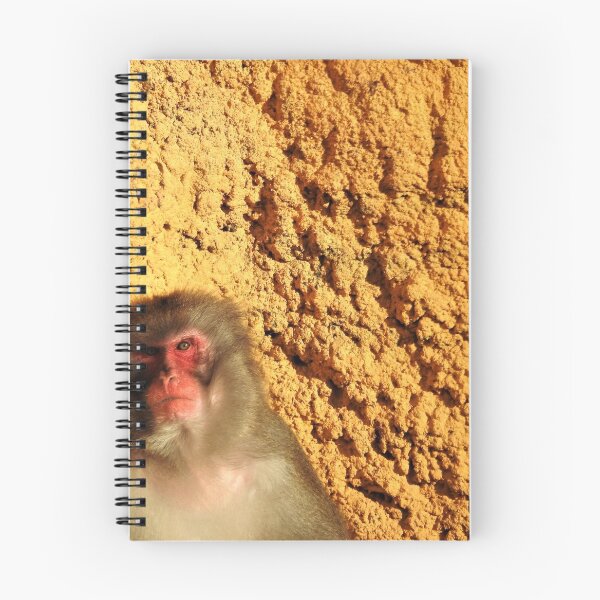 Item preview, Red Face Monkey Against Yellow Wall designed and sold by ibwr1.