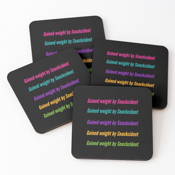 Item preview, Gained Weight By Snackcident Sticker Pack designed and sold by stevenwoodcock.