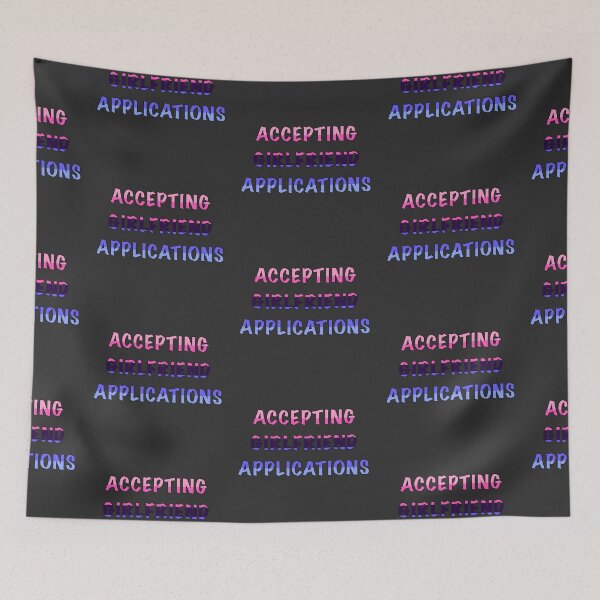 Item preview, Accepting Girlfriend Applications-Omni Flag designed and sold by Kai Buro.