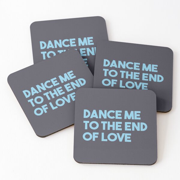 Item preview, Dance me to the end of love, blue designed and sold by perezzzoso.