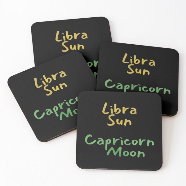 Item preview, Libra Sun Capricorn Moon Text designed and sold by leomooncreates.