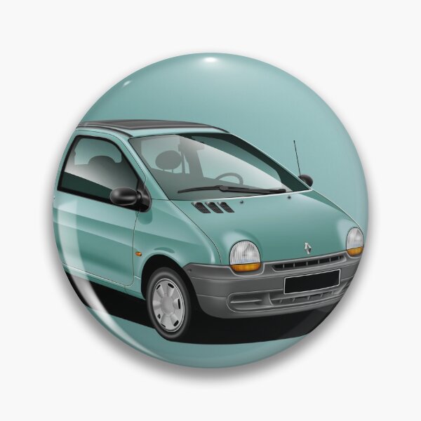 Artikelvorschau, 1993 Twingo Poster Illustration - Grün entworfen und verkauft von RJWautographics.