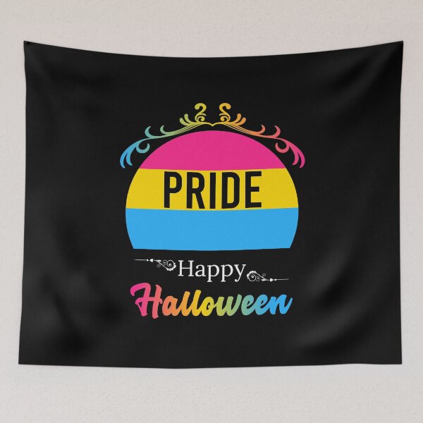 Item preview, Pansexual Pride Flag Halloween design for pan romantic designed and sold by anins-azuree.