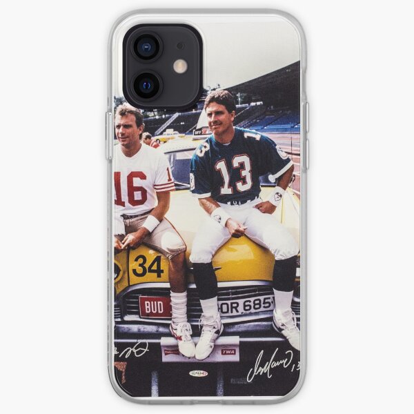Dan Marino Joe Montana iPhone Soft Case