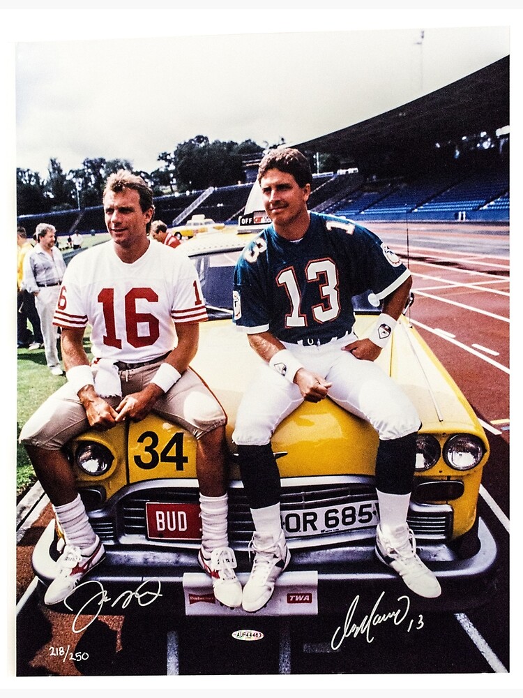 Dan Marino Joe Montana' Framed Art Print for Sale by harrisonbrowne