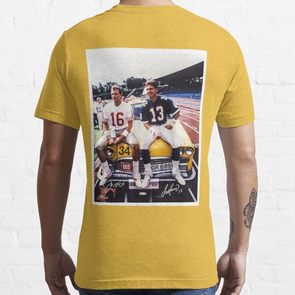 Photo Joe Montana And Dan Marino Taxi T Shirt