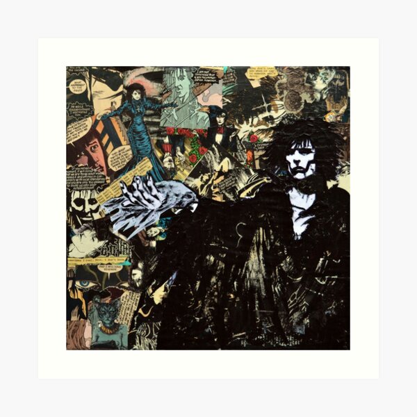 Sandman Collage Art Print