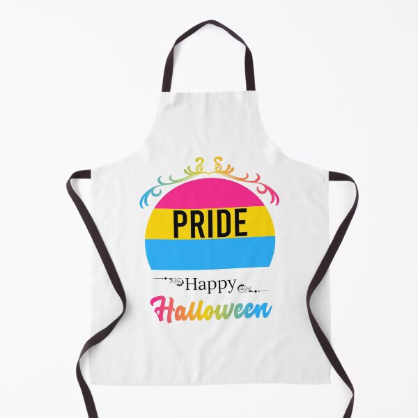 Item preview, Pansexual Pride Flag Halloween design for pan romantic in white designed and sold by anins-azuree.