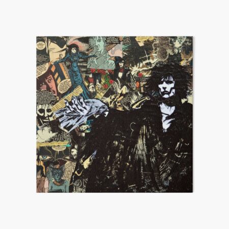 Sandman Collage Art Board Print