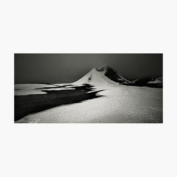 Snow, Ice and Mountains Photographic Print
