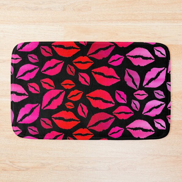 Item preview, Pink lipstick pattern designed and sold by infleims.