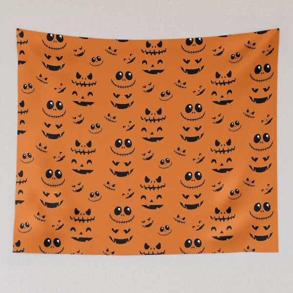 Item preview, Pumpkin Carving Face - Halloween Pack (Better in Larger Sizes) designed and sold by mydoodlesateme.