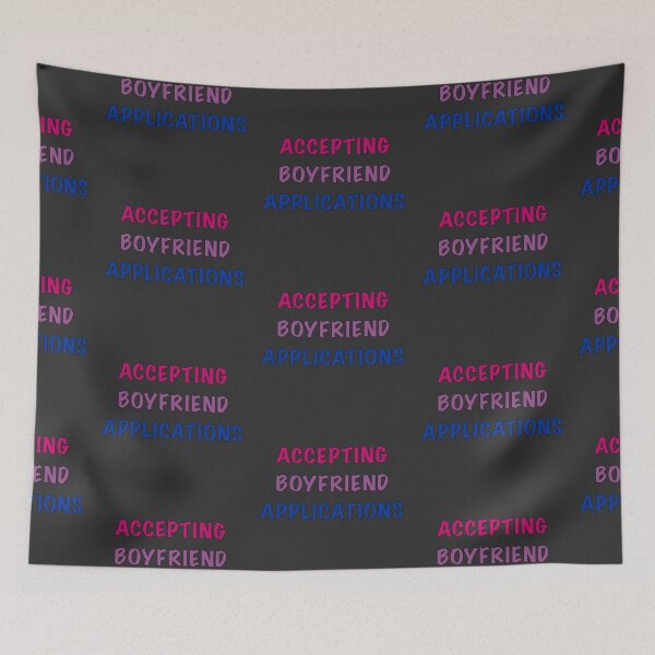 Item preview, Accepting Boyfriend Applications-Bi Flag designed and sold by Kai Buro.